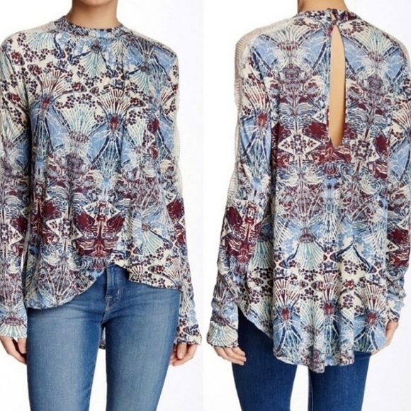 Free People Nouveau New World Pullover Shirt - Picture 2 of 13